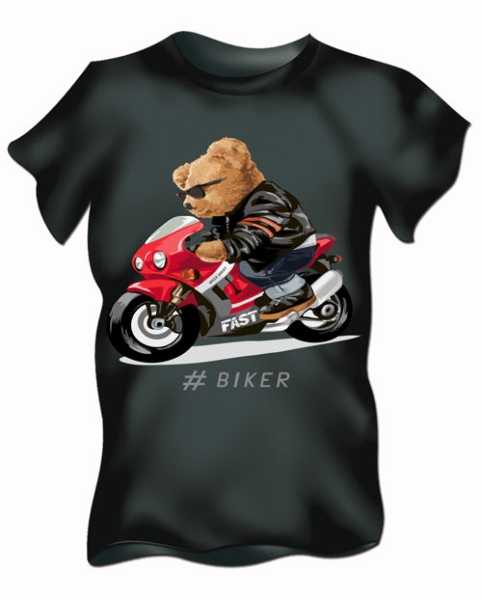 T-Shirt Bär Biker